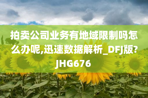 拍卖公司业务有地域限制吗怎么办呢,迅速数据解析_DFJ版?JHG676