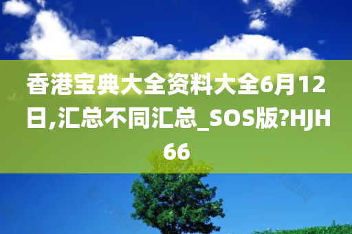 香港宝典大全资料大全6月12日,汇总不同汇总_SOS版?HJH66