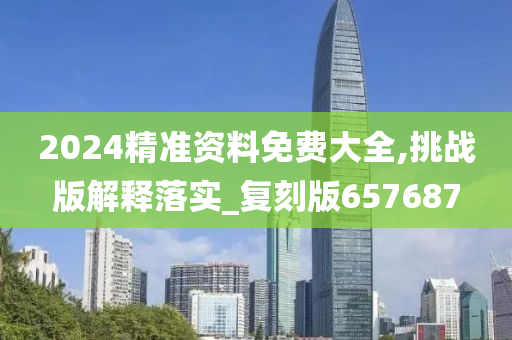 2024精准资料免费大全,挑战版解释落实_复刻版657687