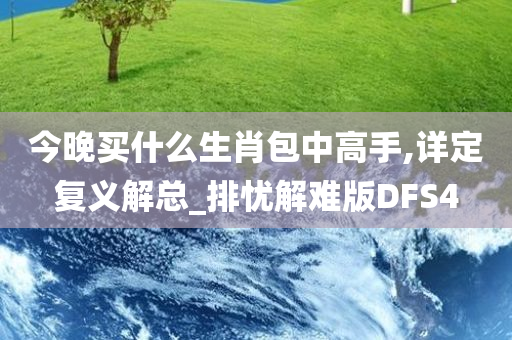 今晚买什么生肖包中高手,详定复义解总_排忧解难版DFS4