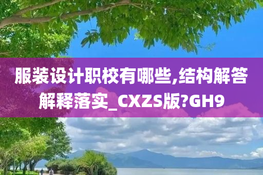 服装设计职校有哪些,结构解答解释落实_CXZS版?GH9