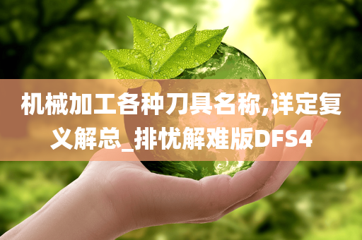 机械加工各种刀具名称,详定复义解总_排忧解难版DFS4