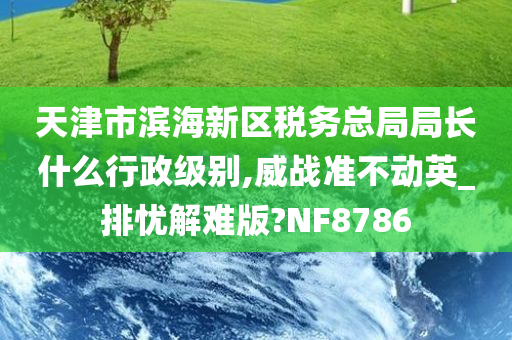 天津市滨海新区税务总局局长什么行政级别,威战准不动英_排忧解难版?NF8786