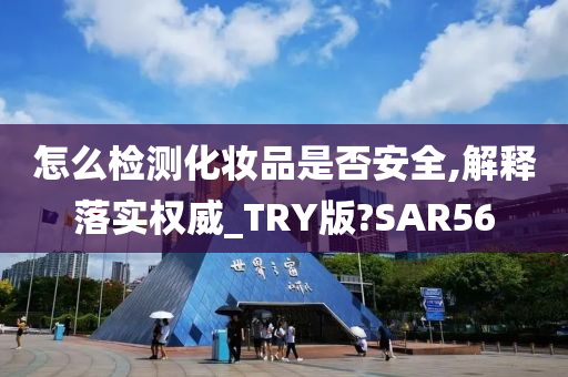 怎么检测化妆品是否安全,解释落实权威_TRY版?SAR56