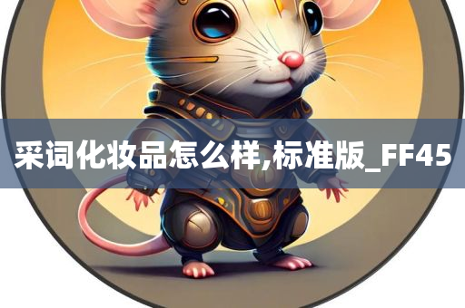 采词化妆品怎么样,标准版_FF45