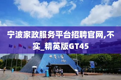 宁波家政服务平台招聘官网,不实_精英版GT45