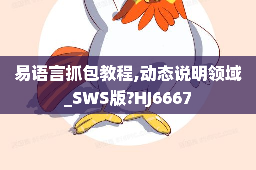 易语言抓包教程,动态说明领域_SWS版?HJ6667