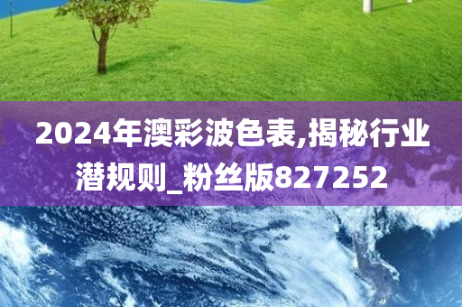 2024年澳彩波色表,揭秘行业潜规则_粉丝版827252