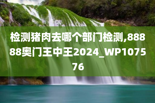 检测猪肉去哪个部门检测,88888奥门王中王2024_WP107576