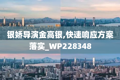 银娇导演金高银,快速响应方案落实_WP228348