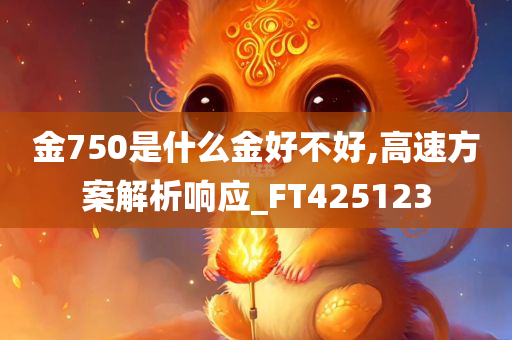 金750是什么金好不好,高速方案解析响应_FT425123