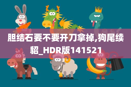 胆结石要不要开刀拿掉,狗尾续貂_HDR版141521