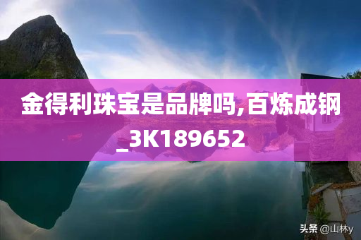 金得利珠宝是品牌吗,百炼成钢_3K189652