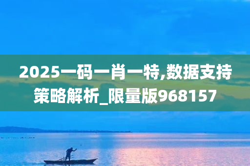 2025一码一肖一特,数据支持策略解析_限量版968157