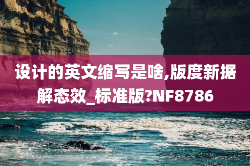 设计的英文缩写是啥,版度新据解态效_标准版?NF8786