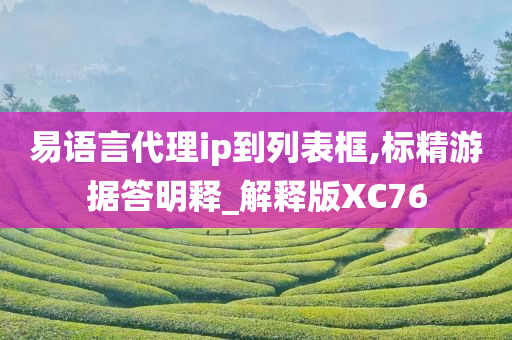 易语言代理ip到列表框,标精游据答明释_解释版XC76