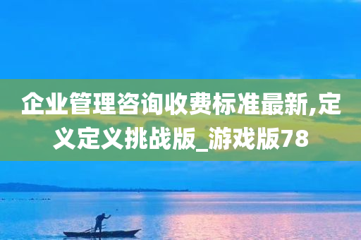 企业管理咨询收费标准最新,定义定义挑战版_游戏版78