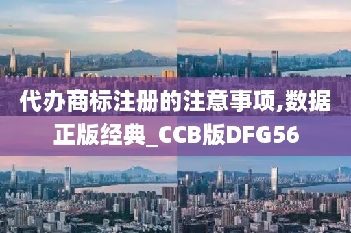 代办商标注册的注意事项,数据正版经典_CCB版DFG56