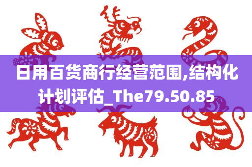 日用百货商行经营范围,结构化计划评估_The79.50.85