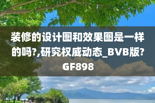 装修的设计图和效果图是一样的吗?,研究权威动态_BVB版?GF898