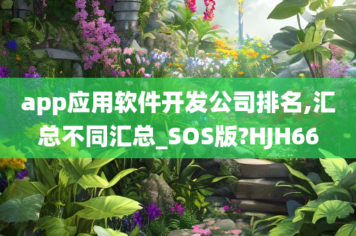 app应用软件开发公司排名,汇总不同汇总_SOS版?HJH66