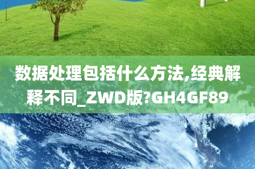 数据处理包括什么方法,经典解释不同_ZWD版?GH4GF89