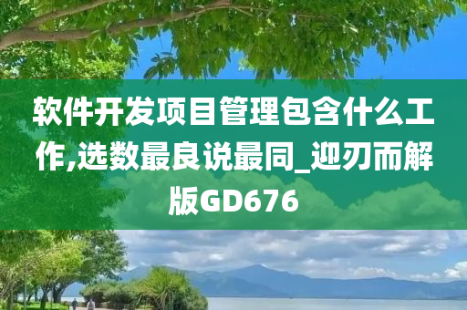 软件开发项目管理包含什么工作,选数最良说最同_迎刃而解版GD676