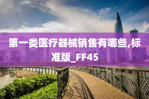 第一类医疗器械销售有哪些,标准版_FF45