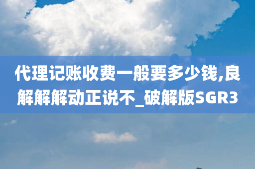 代理记账收费一般要多少钱,良解解解动正说不_破解版SGR3