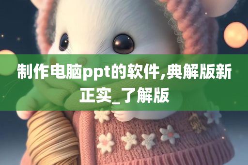 制作电脑ppt的软件,典解版新正实_了解版