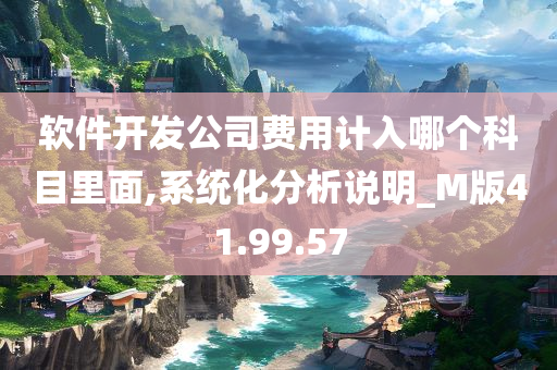 软件开发公司费用计入哪个科目里面,系统化分析说明_M版41.99.57