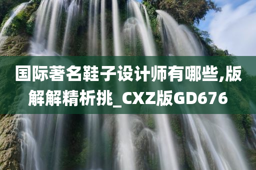 国际著名鞋子设计师有哪些,版解解精析挑_CXZ版GD676